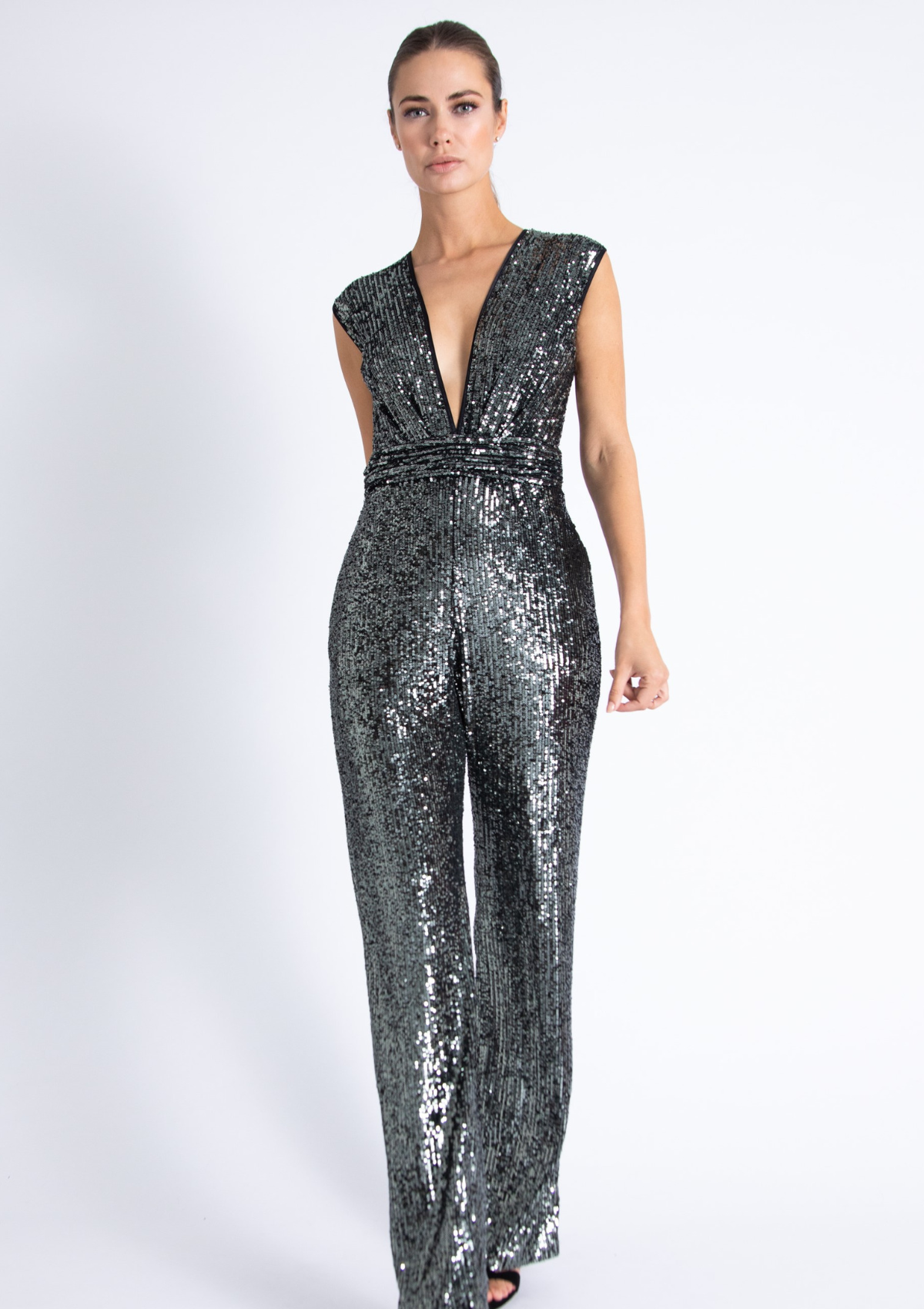 CALYPSO JUMPSUIT - GUNMETAL