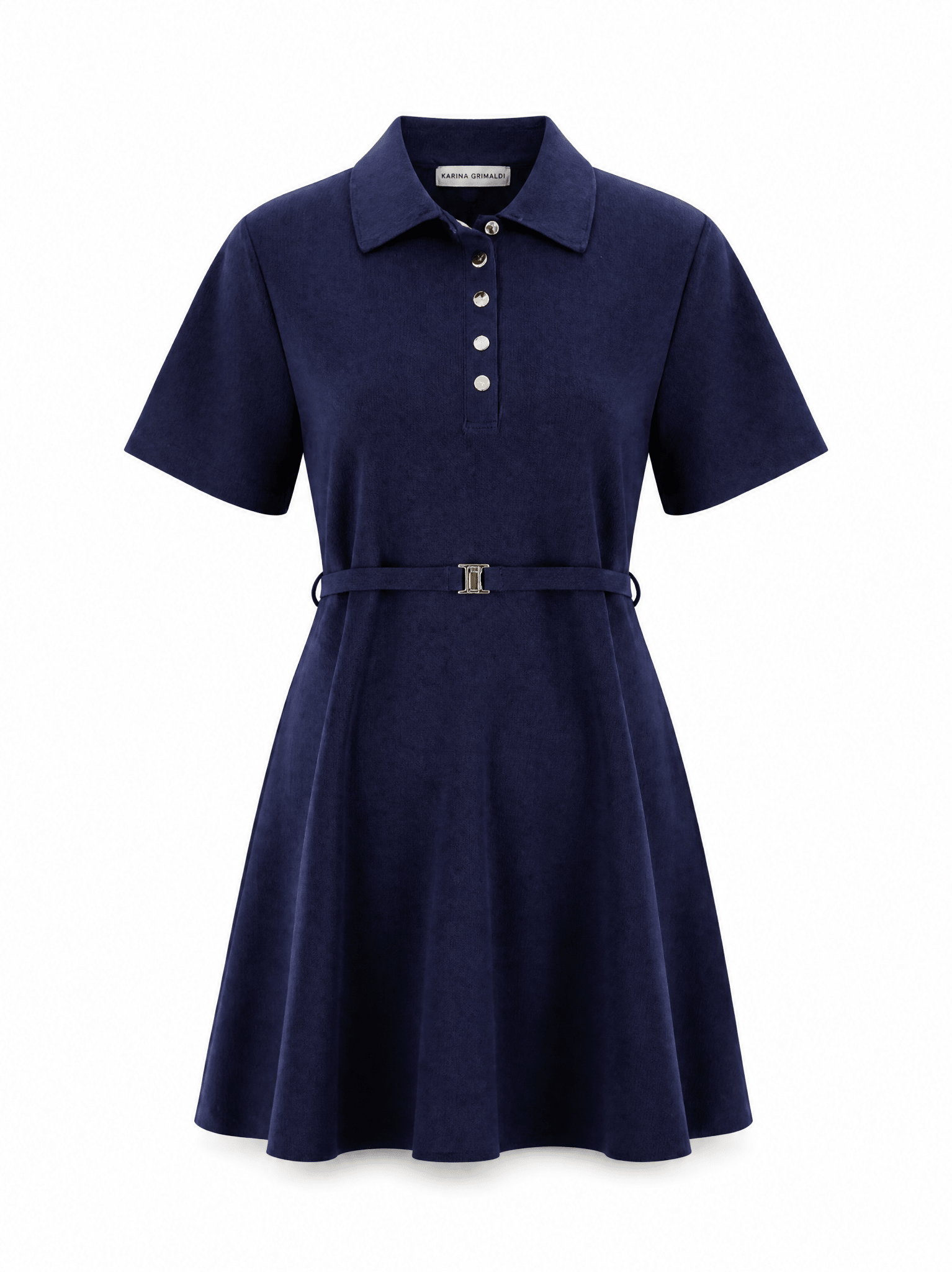 karina grimaldi blue and white dress Elsa Knit Mini in Navy SCV021635_BL_XXL Mens Glitzy Black Shiny Size:3x 18 flattering fit