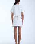 Flora Denim Skirt - Karina Grimaldi