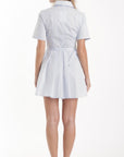 Meki Solid Mini Dress - Karina Grimaldi