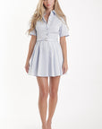 Meki Solid Mini Dress - Karina Grimaldi