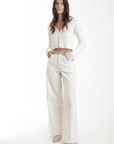 Sami Denim Combo Pants - Karina Grimaldi