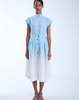 Zelie Ombre Midi Dress - Karina Grimaldi