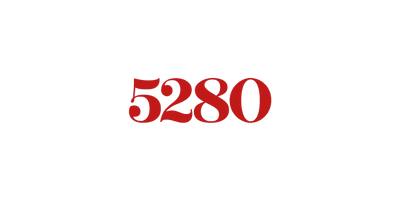 Red '5280' text on a black background