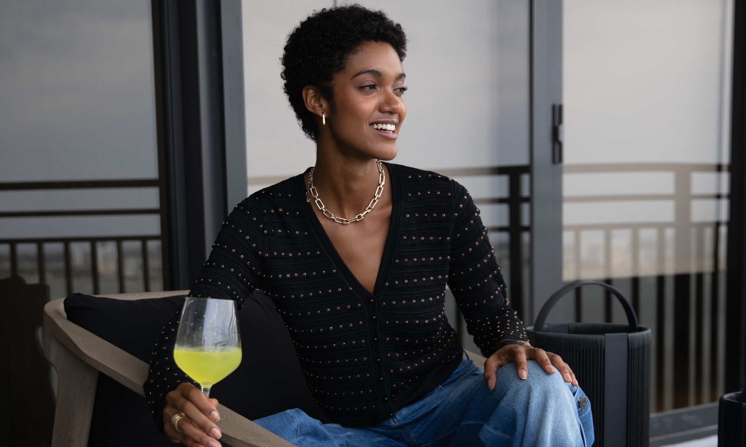 Anna Studed Cardigan
