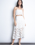 Artemisa Lace Skirt in White