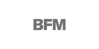 BFM logo on a black background