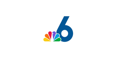 NBCUniversal logo with number 6 on a black background