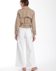 Priscilla Cropped Trench Jacket