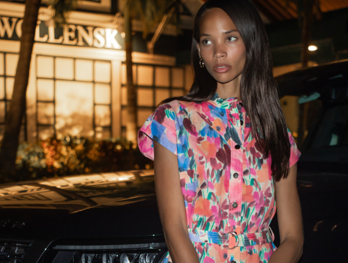 Zelie Print Mini Dress