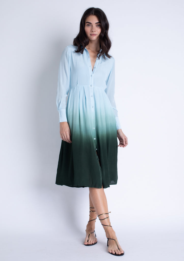 Diana Green Ombre Maxi Dress