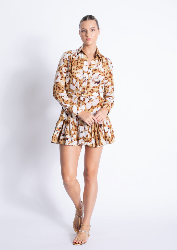 Daphne Print Mini Dress