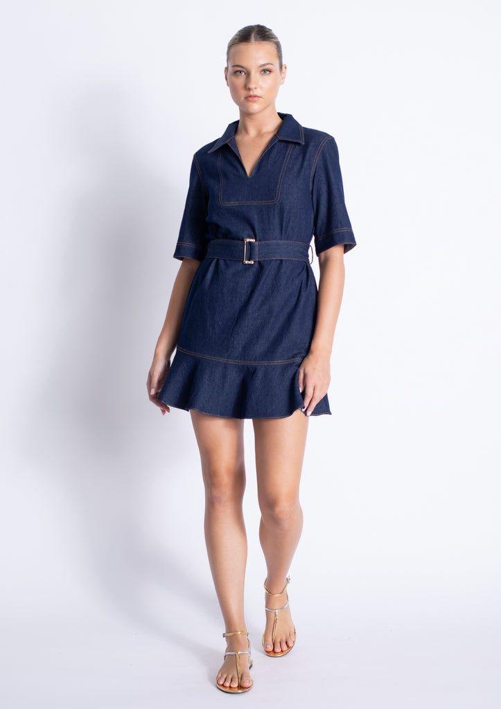 Honor Denim Mini Dress
