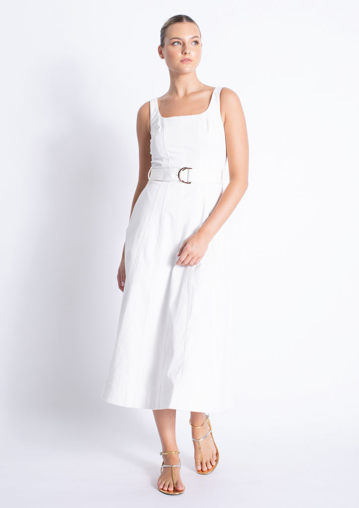 Liliana Denim Midi Dress