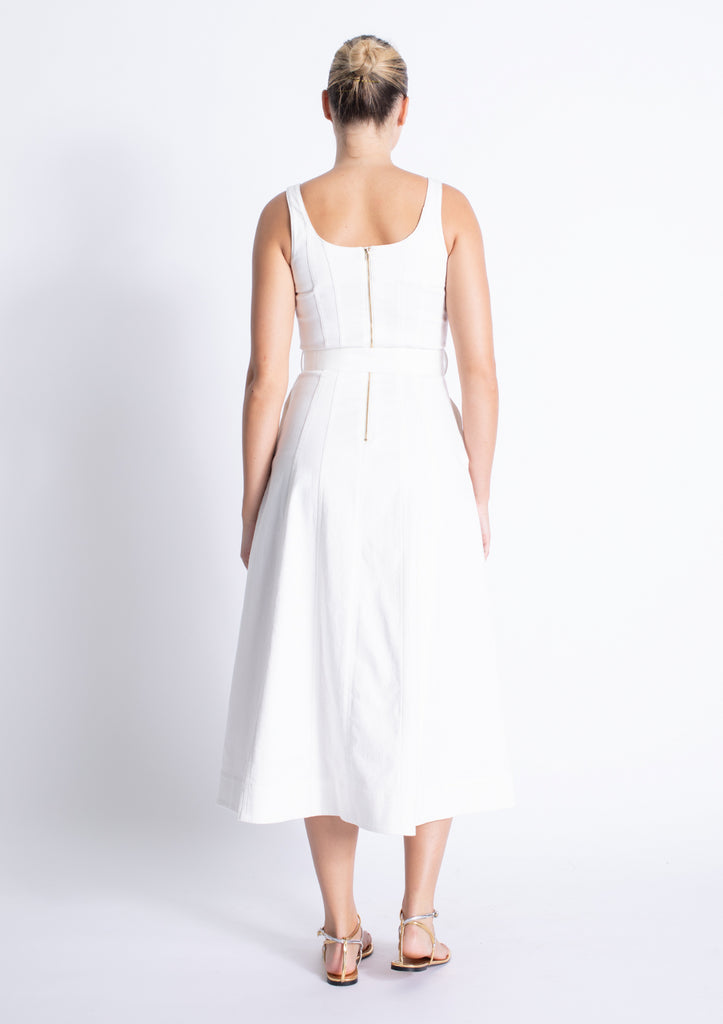 Liliana Denim Midi Dress