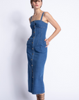 Rio Denim Midi Dress