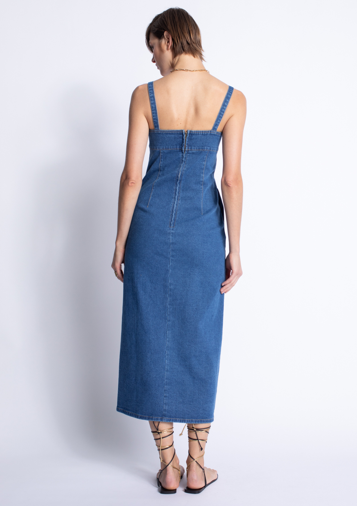 Rio Denim Midi Dress