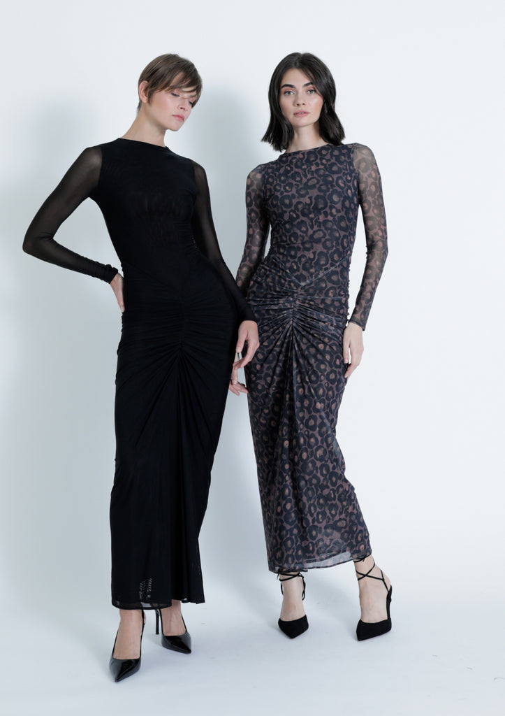 Ariana Mesh Maxi Dress