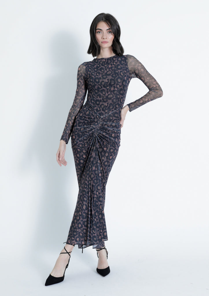 Ariana Mesh Maxi Dress