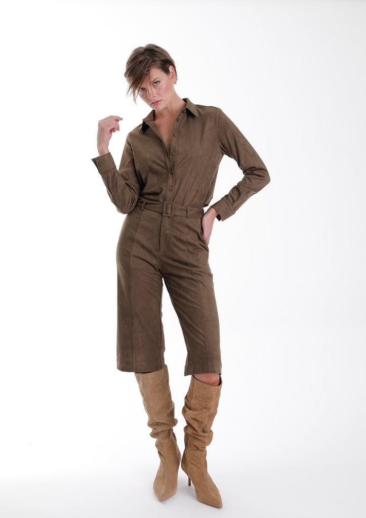 Veronica Suede Blouse