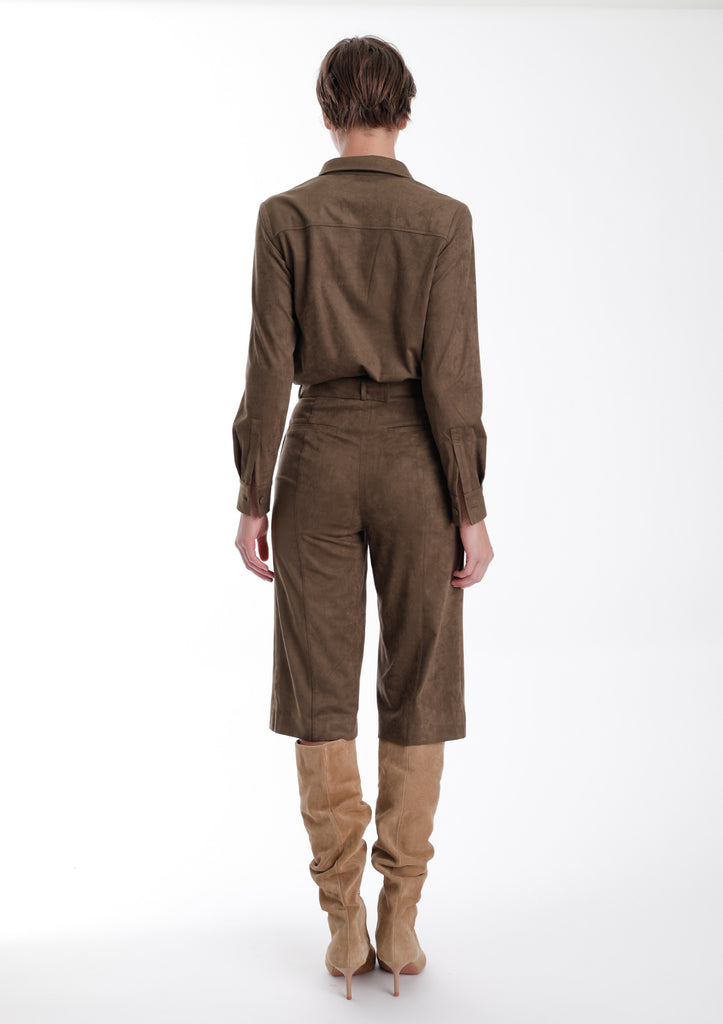 Veronica Suede Blouse