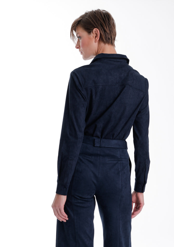 Veronica Suede Blouse