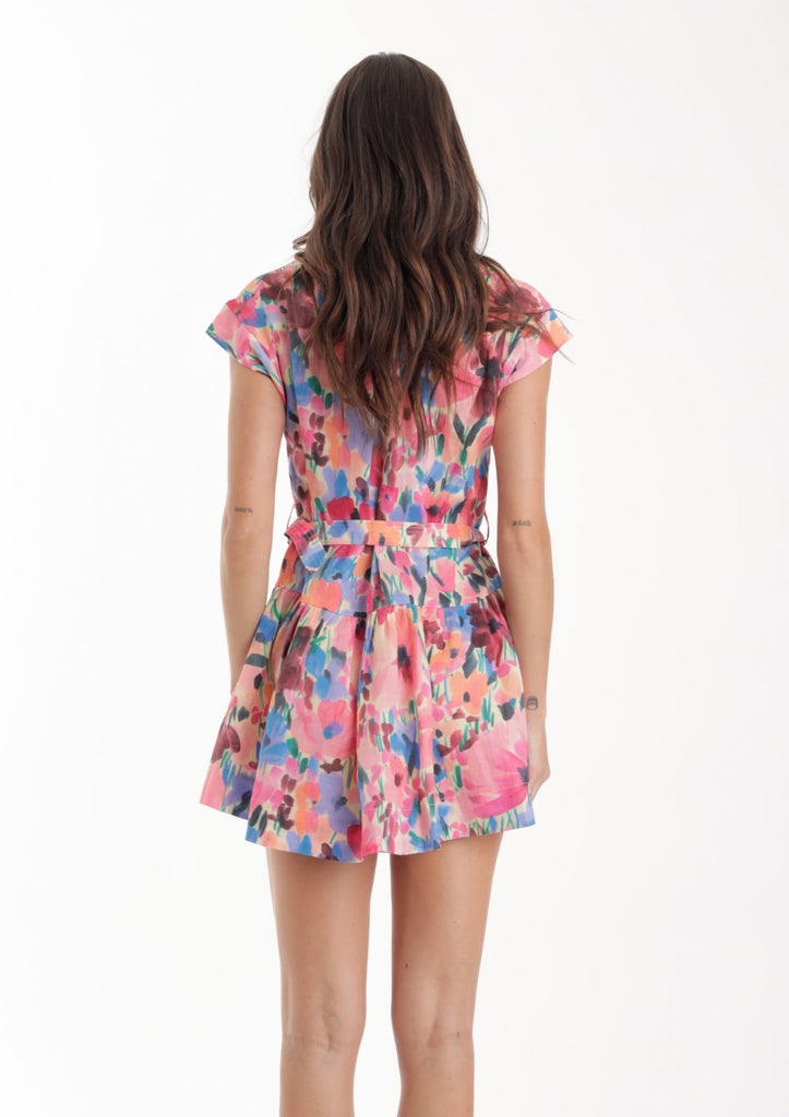 Zelie Print Mini Dress