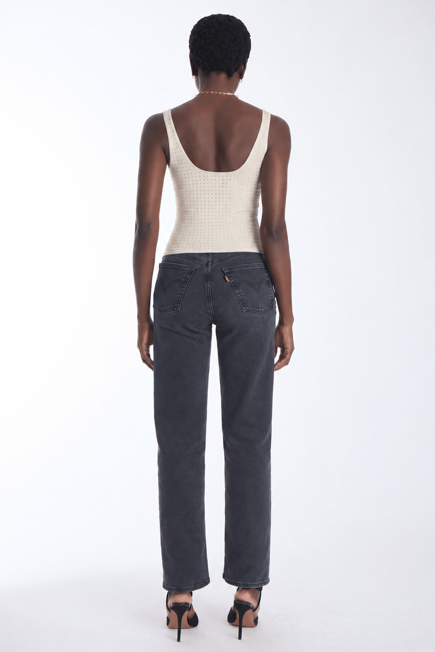 Bowie Embellished Knit Tank - Karina Grimaldi