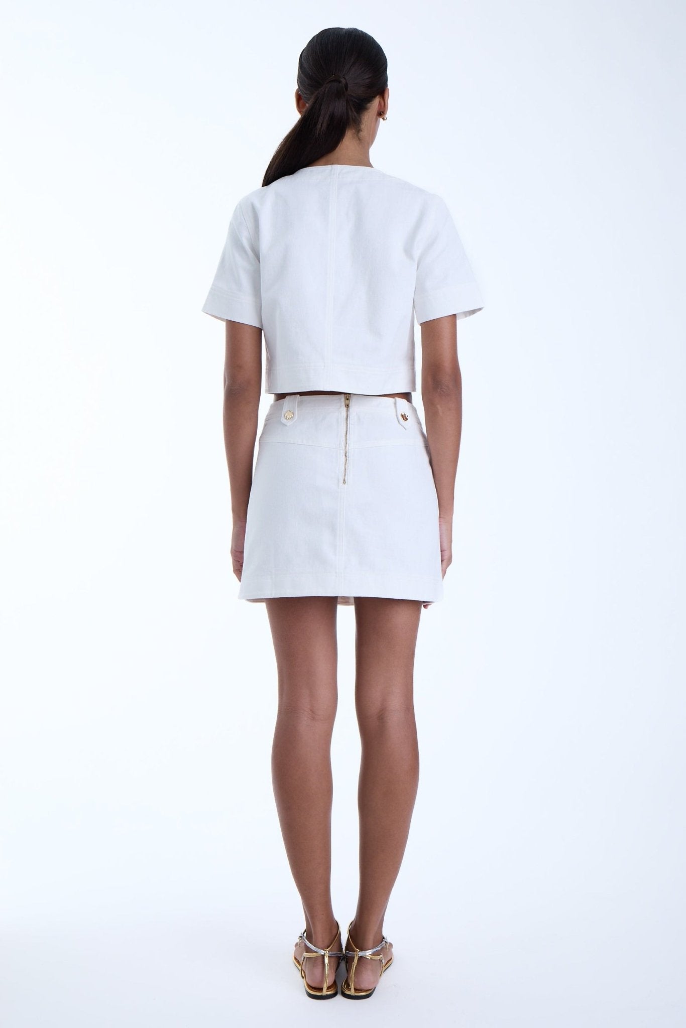Flora Denim Shirt - Karina Grimaldi