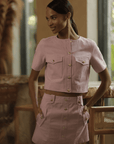 Flora Denim Skirt - Karina Grimaldi