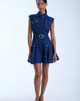 Jenna Denim Mini Dress - Karina Grimaldi