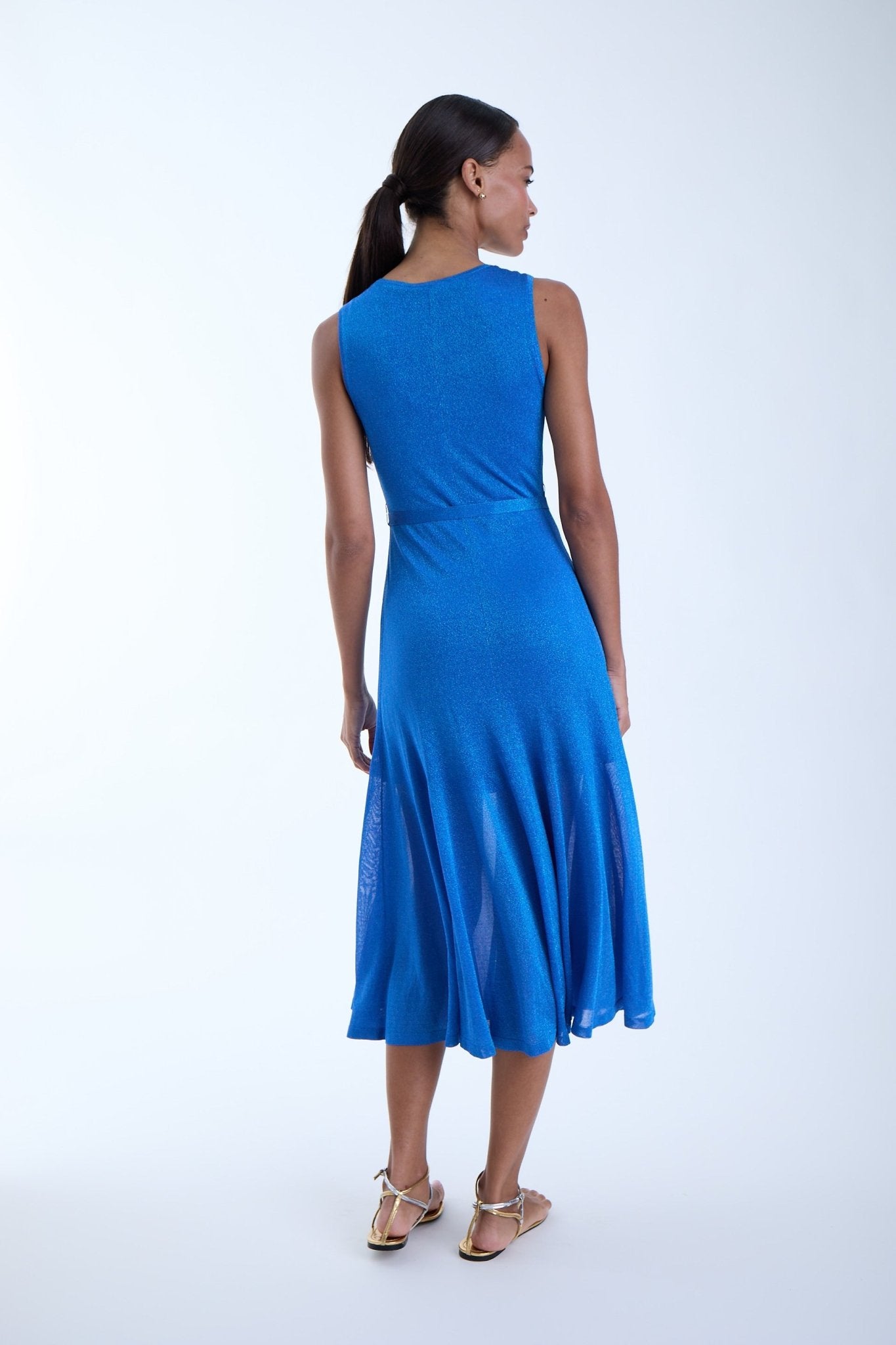Lily Knit Metallic Maxi Dress - Karina Grimaldi