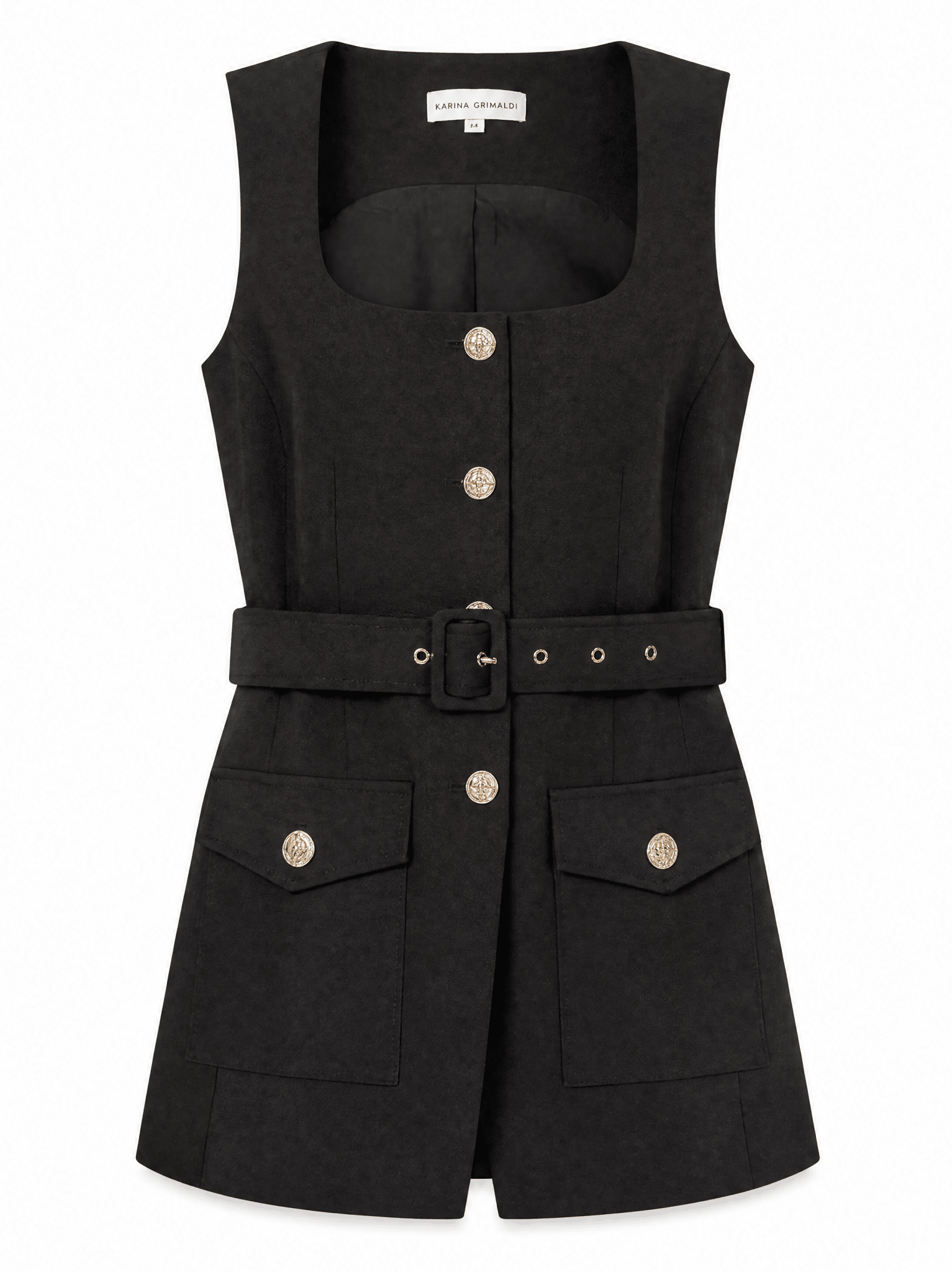Oilar Sleeveless Jacket - Karina Grimaldi