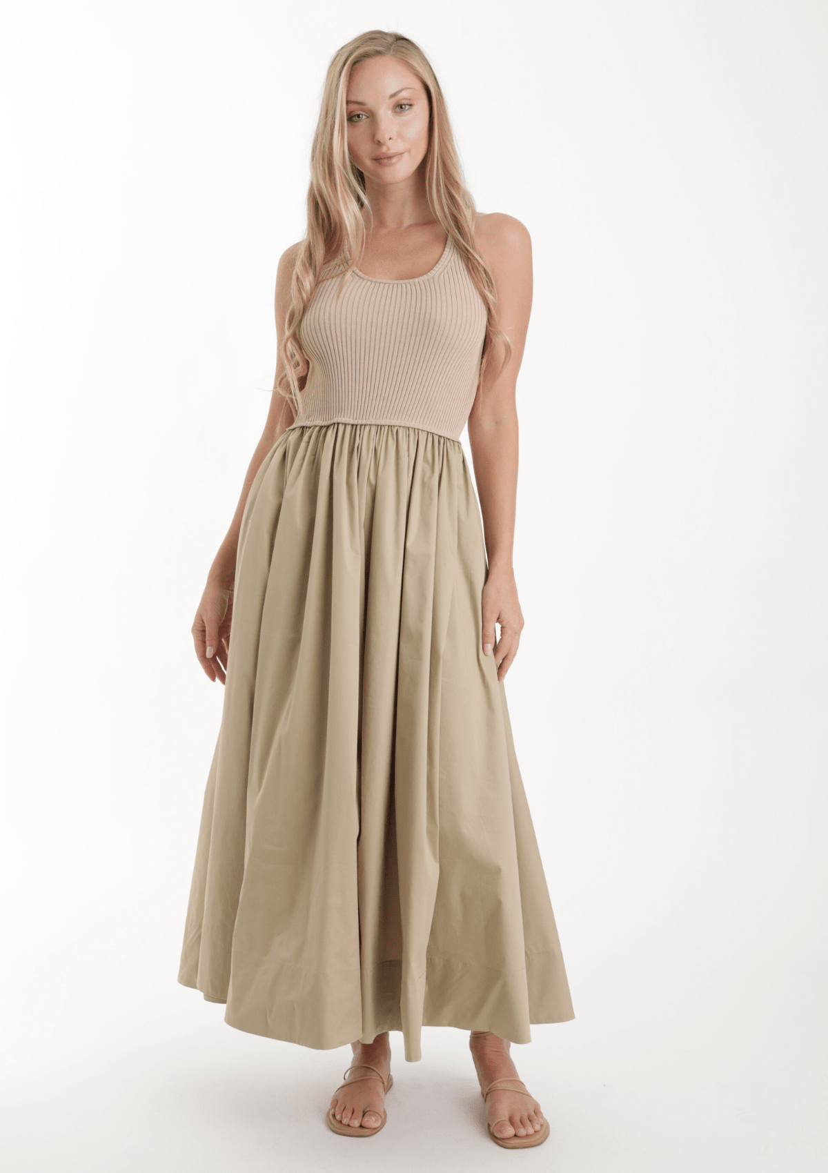 Ray Knit Combo Dress - Karina Grimaldi