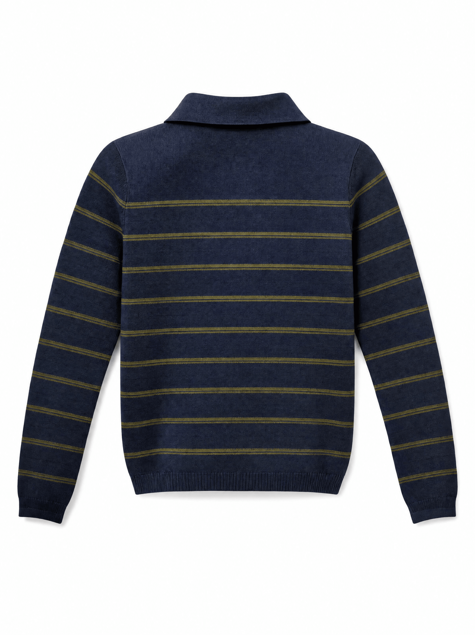 Scout Striped Knit Polo - Karina Grimaldi