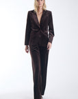 Shon Velvet Pants - Karina Grimaldi