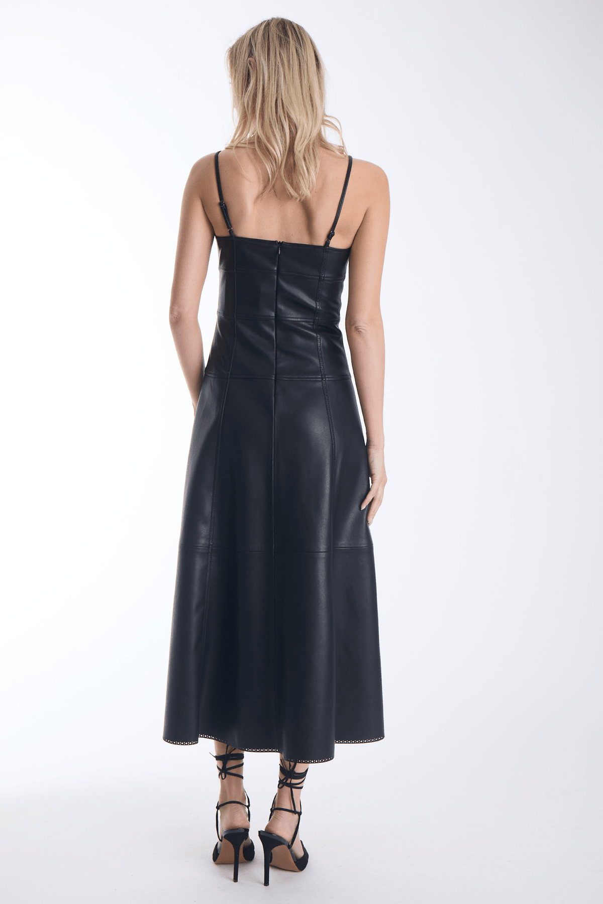 Sofia Vegan Leather Dress - Karina Grimaldi