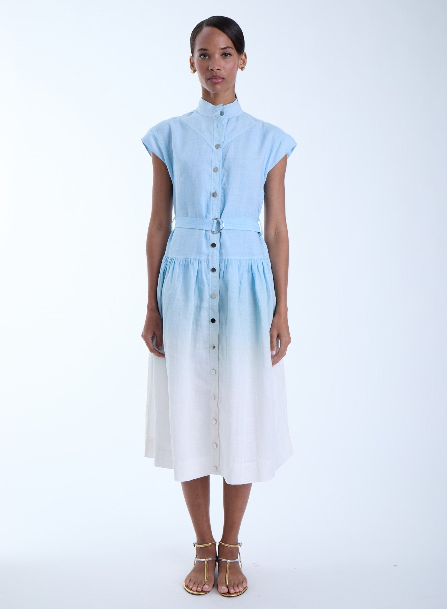 Zelie Ombre Midi Dress - Karina Grimaldi