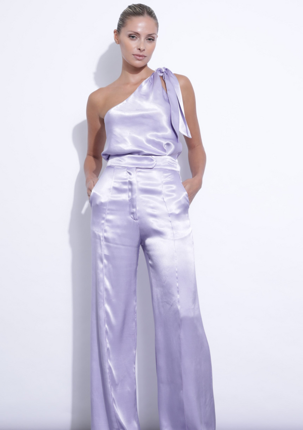 DOMINIQUE SOLID PANTS - LAVENDER